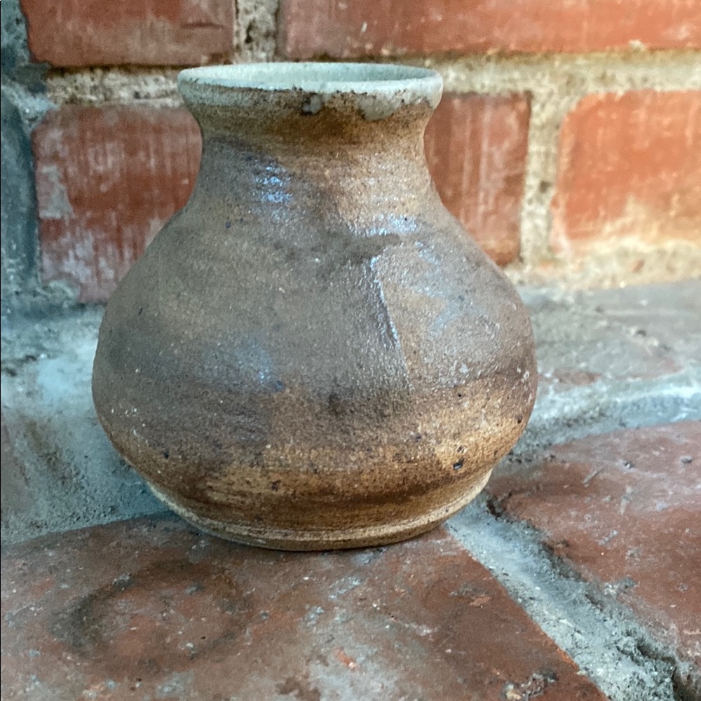 Rustic Brown Ceramic Vase